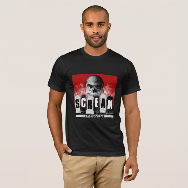 Scream Factory T-Shirt (Black) (Front Full)