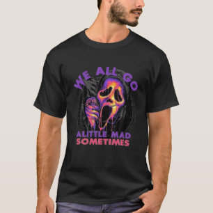 Scream Ghost Alitter Mad Somethigs Horror Tee Desi