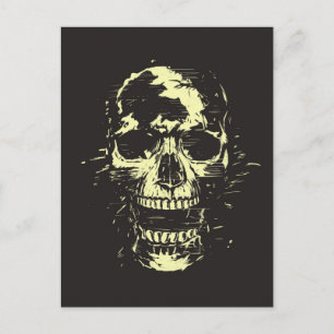Scream (gold version) postcard