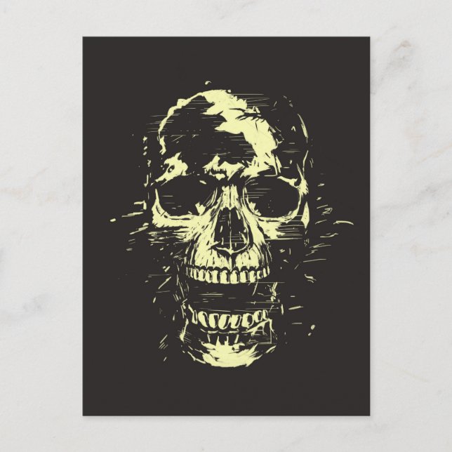 Scream (gold version) postcard (Front)