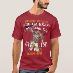 Scream Havoc Release Arancini War Palermo Sicily T-Shirt