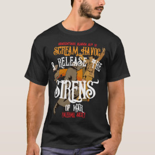 Scream Havoc Turnagain Arm Sirens War Alaska T-Shirt