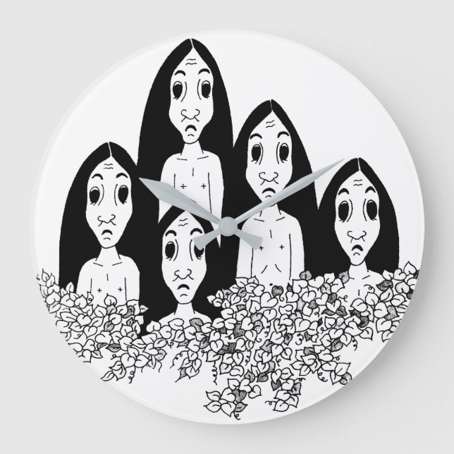 Scream, help 2. large clock (Front)