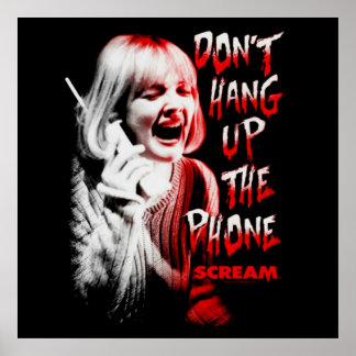 Scream horror casey becker dont hang up  poster