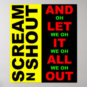 Scream N Shout Poster