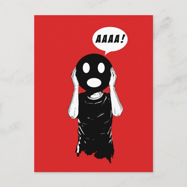 scream postcard (Front)