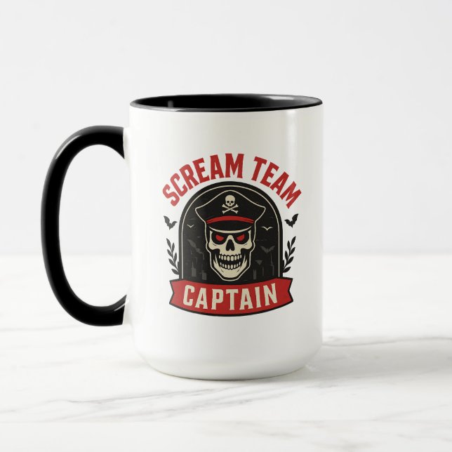 Scream Team Captain | Halloween  Mug (Left)