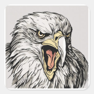 Screamin' Eagle Square Sticker