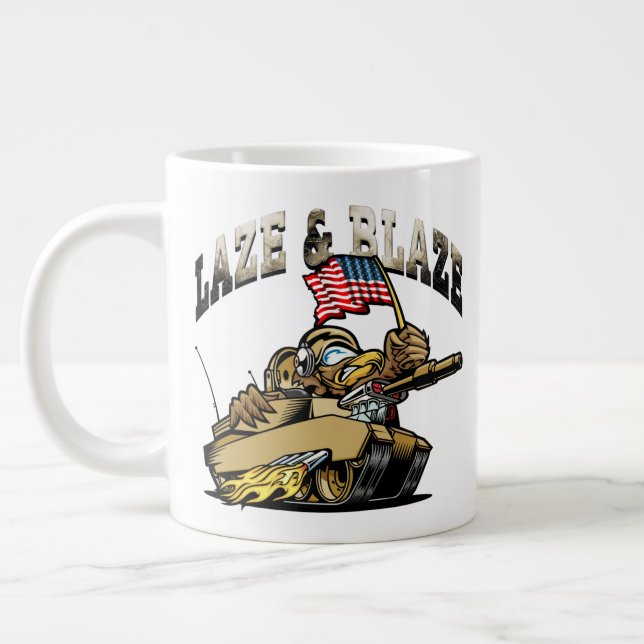 SCREAMIN' LAZE & BLAZE 20oz Coffee Mug (Left)
