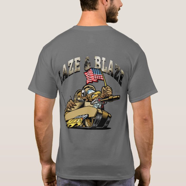 "SCREAMIN' LAZE & BLAZE" T-Shirt (Back)