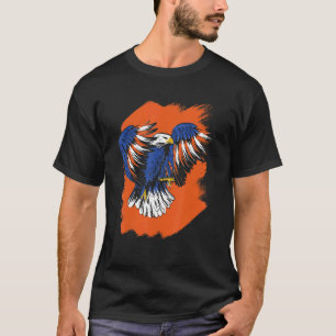 Screaming Eagle Usa Flag 4th Of July For Patriotic T-Shirt