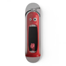 Screaming Fire Extinguisher Skateboard Deck