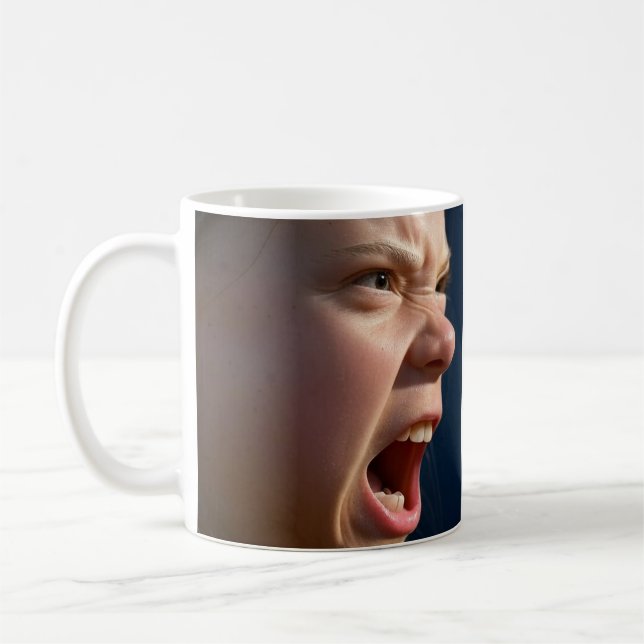 Screaming Girl right hand mug (Left)