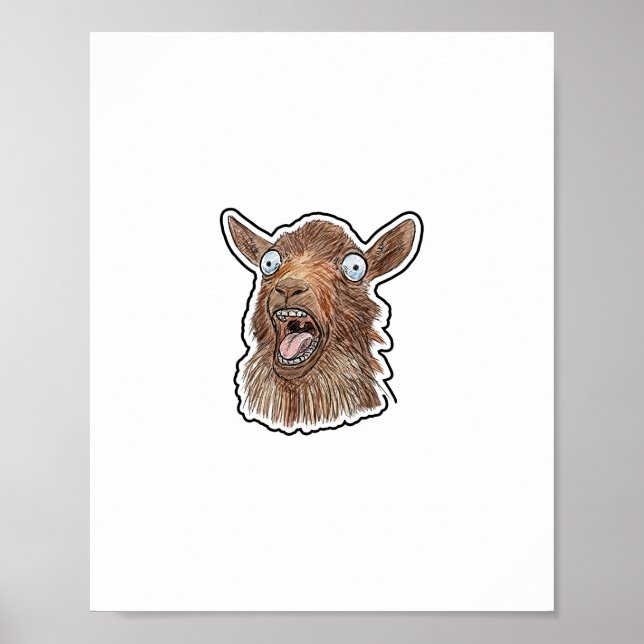 Screaming Goat Poster (Front)