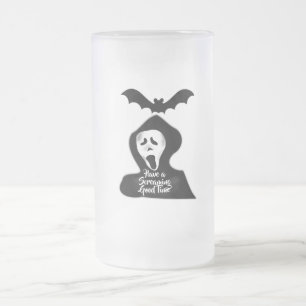 Screaming Good Time Frosted Glass Beer Mug