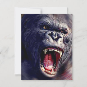 Screaming Gorilla Invitations