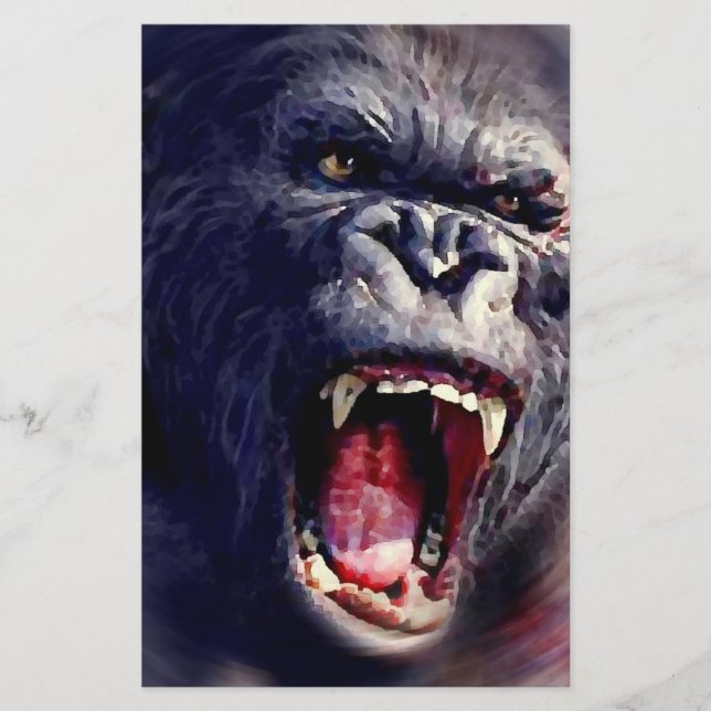 Screaming Gorilla Stationery (Front)