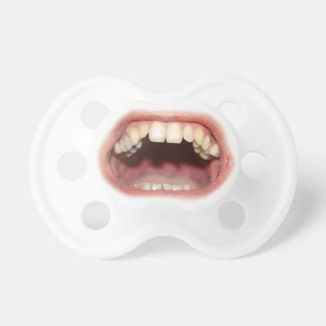 Dummy Mouth Teeth Thin Cigarette His Mouth Dummy Do Stock Photo 1319784938