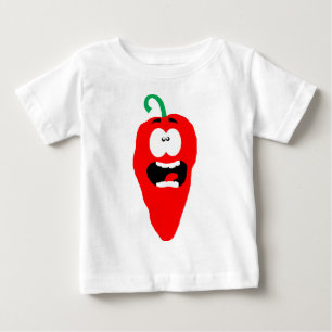 Screaming Red Hot Chilli Pepper Baby T-Shirt