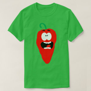 Screaming Red Hot Chilli Pepper T-Shirt