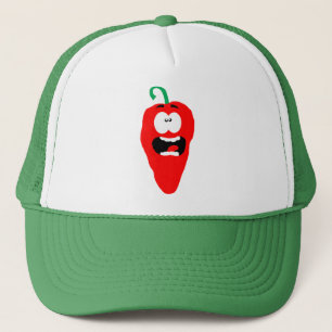 Screaming Red Hot Chilli Pepper Trucker Hat