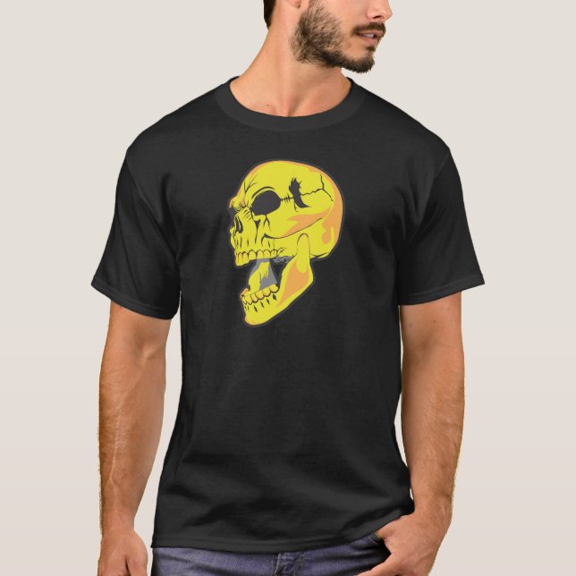 Screaming Skull Halloween Shirt (Front)