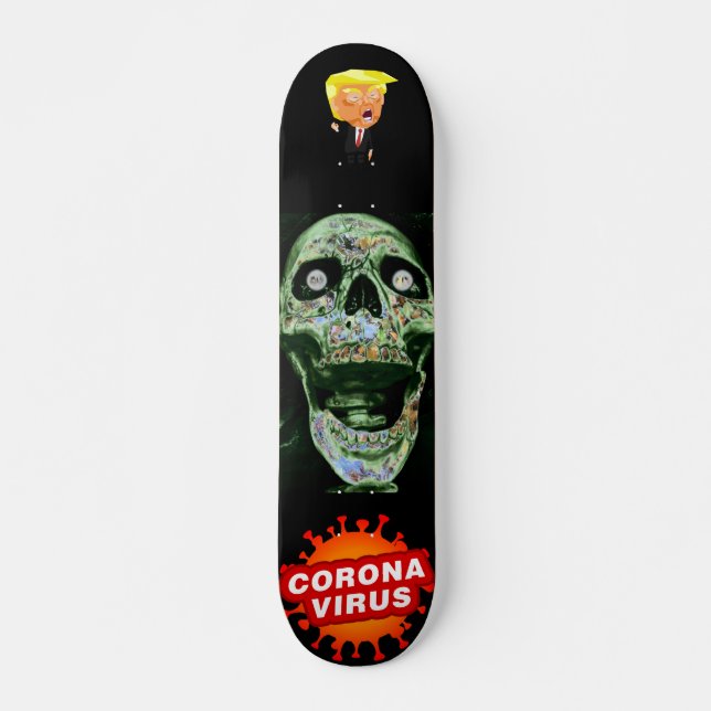 Screaming Skull Skateboard (Front)