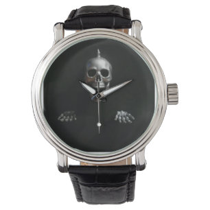Screaming Spike Skull and Hands by KLM Watch
