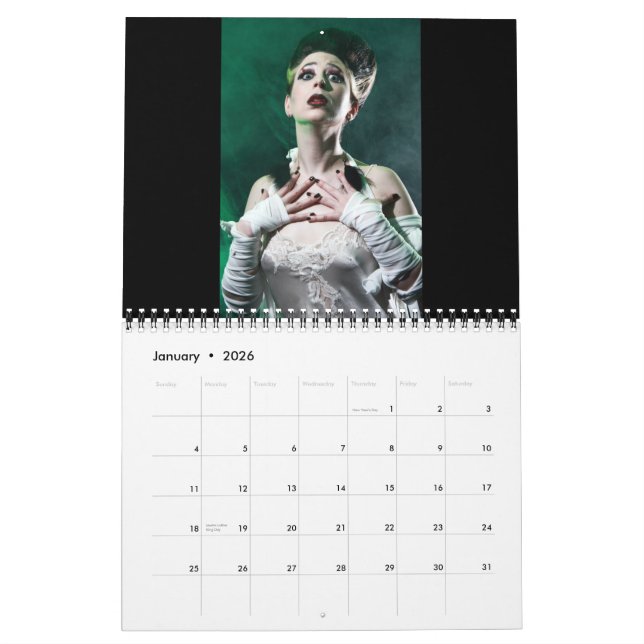 Screamvina Calendar By Argo Photo (Jan 2026)