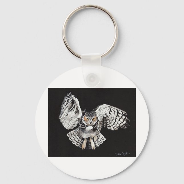 screech owl key ring (Front)