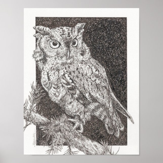Screech Owl Poster (Front)