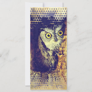 SCREECH OWL Rack Card