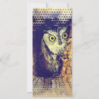 SCREECH OWL Rack Card