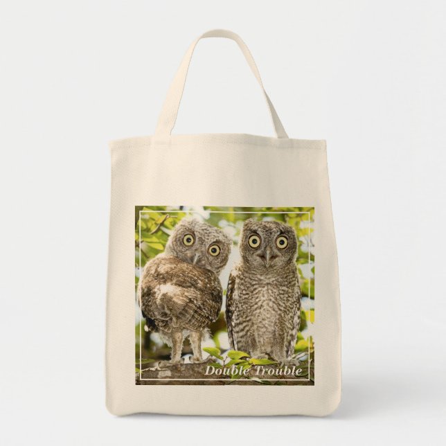 Screech Owls Chicks Tote Bag (Front)