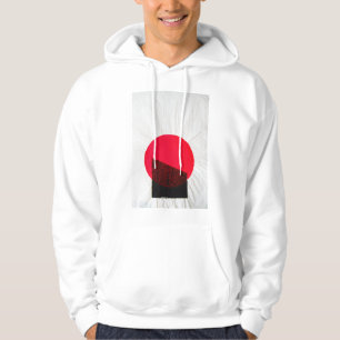 Screen print illustration hoodie
