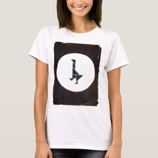 Screen printed graphic art T-shirt