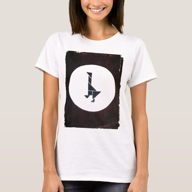 Screen printed graphic art T-shirt (Front)