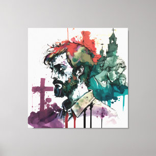 Screen Printing Canvas Print