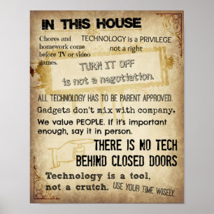 Screen Rules for the Home Poster