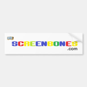 Screenbones.com Bumper Sticker