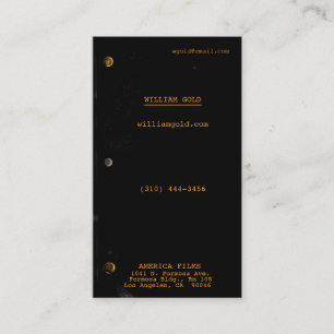 Screenplay Black Business Card