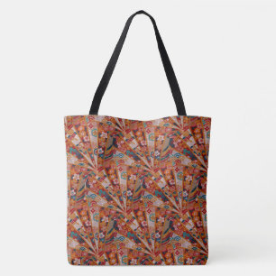 Screens Oriental Fabric Tote Bag