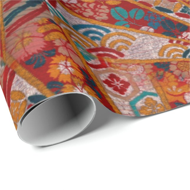 Screens Oriental Fabric Wrapping Paper (Roll Corner)