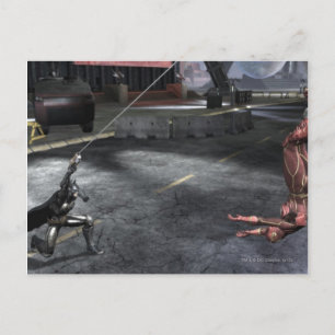Screenshot: Batman vs Flash Postcard