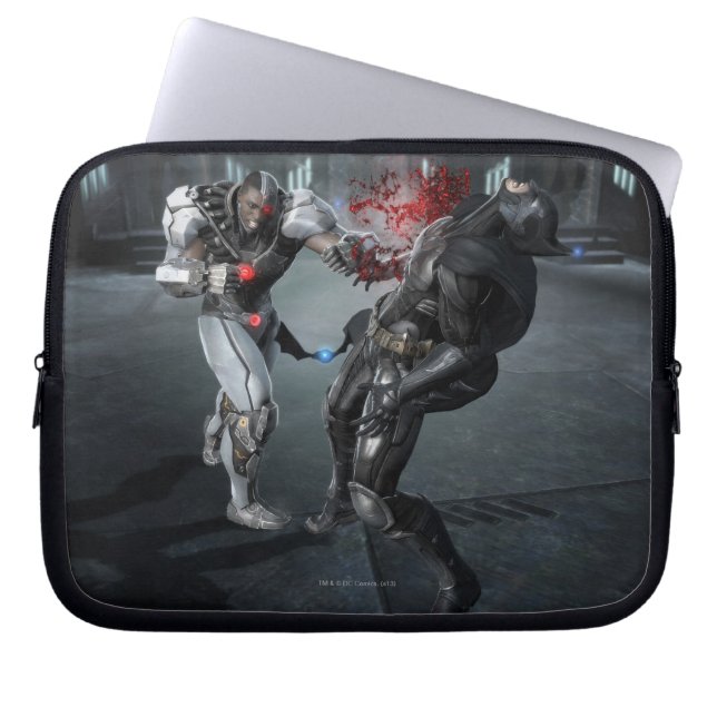 Screenshot: Cyborg vs Batman Laptop Sleeve (Front)