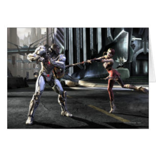 Screenshot: Cyborg vs Harley