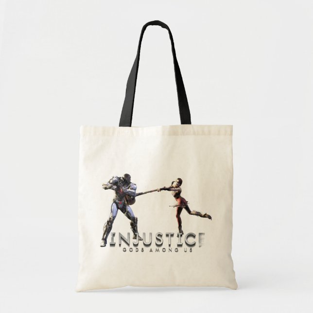 Screenshot: Cyborg vs Harley Tote Bag (Front)