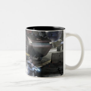 Screenshot: Cyborg vs Nightwing 3 Two-Tone Coffee Mug