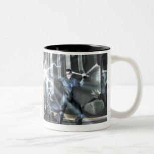 Screenshot: Cyborg vs Nightwing 4 Two-Tone Coffee Mug
