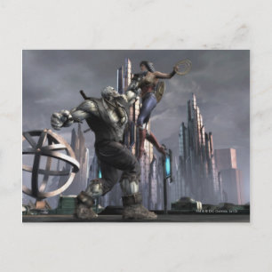 Screenshot: Grundy vs Wonder Woman Postcard